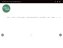 Tablet Screenshot of icnlegal.com
